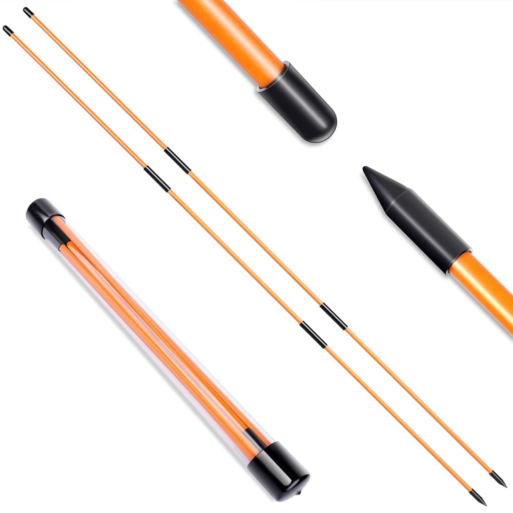 Fairways and Flopshots Professional Collapsible Golf Alignment Sticks 48" Alignment Golf Stick Ideal for Aiming Putting and Swing Practice (2)